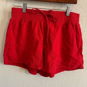 Abercrombie & Fitch Red Women's Shorts